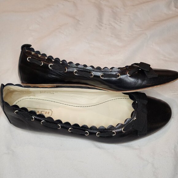 Coach | Tilly Leather Ballet Flats - Picture 5 of 7
